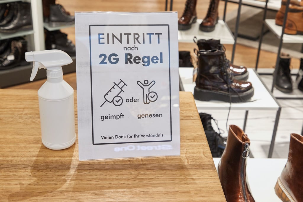 "Eintritt nach 2G Regel geimpft oder genesen" - das gilt in vielen Bundesländern.
