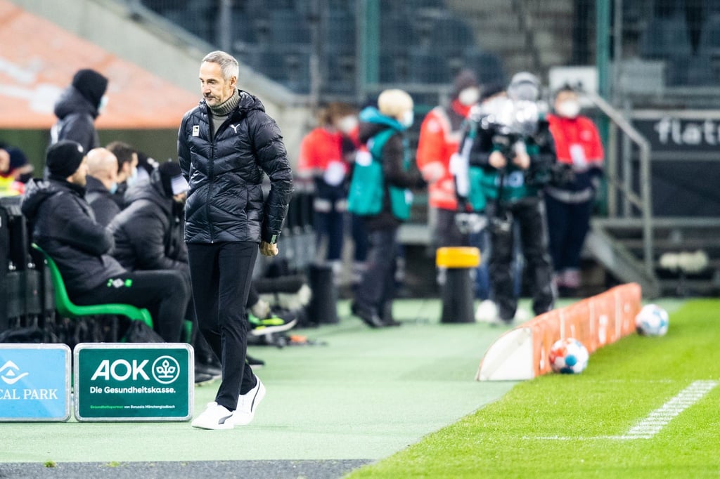 Trainer Adi Hütter kam im Sommer für 7,5 Millionen Euro nach Mönchengladbach.