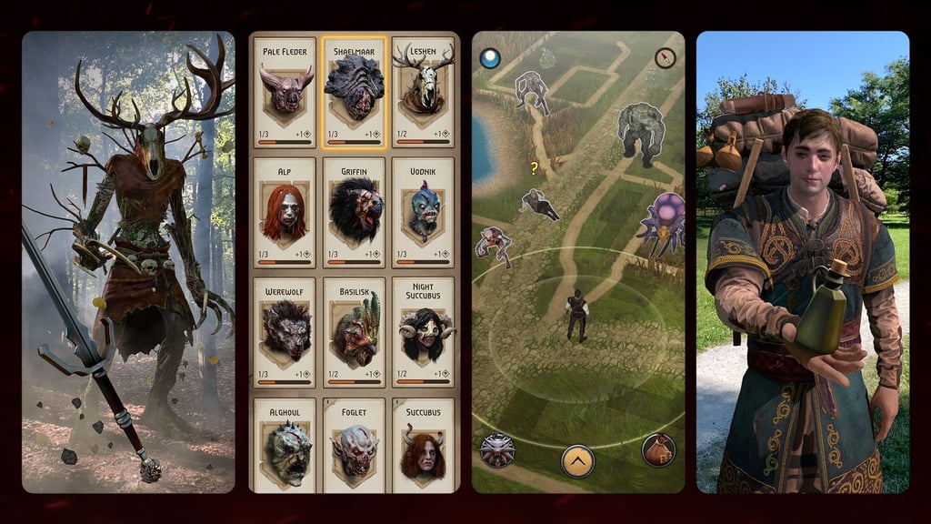 Kämpfen, Monster kennenlernen, sich in der Welt begegnen und Aufgaben erfüllen. So lässt sich „The Witcher: Monster Slayer“ gut zusammenfassen.