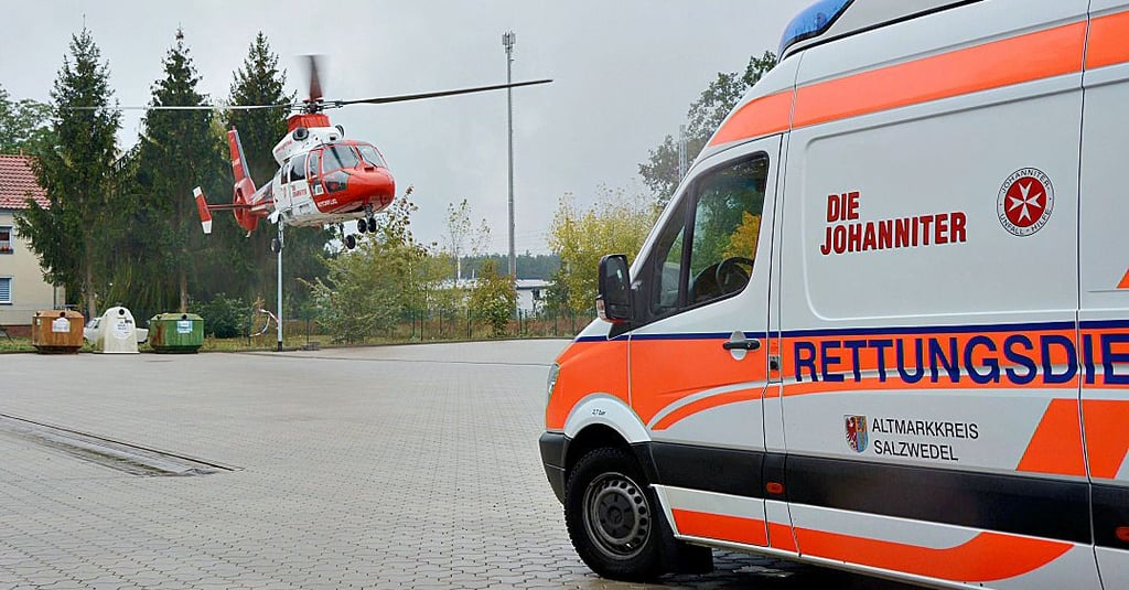 Der Vorplatz der Seehäuser Feuerwehr wird bald offiziell zum Start- und Landeplatz für die Luftrettung.