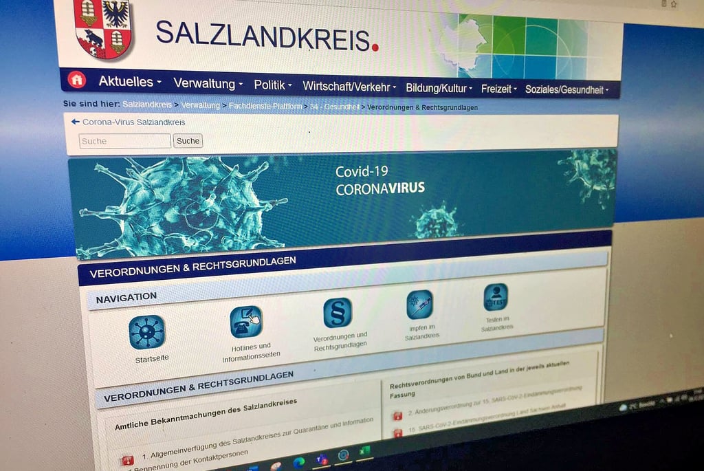 Auf der Internetseite des Salzlandkreises sind die Formulare für die Kontaktweitergabe zu finden.