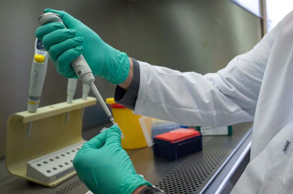 Coronatest in einem Labor