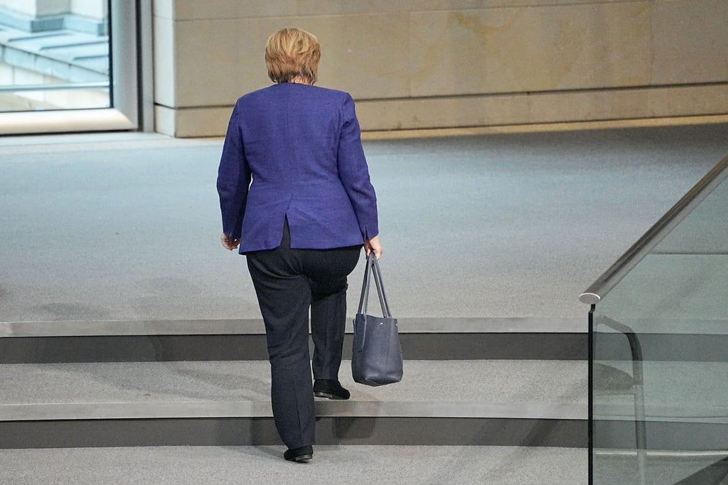 Ende einer Ära: Angela Merkel hat sich nach mehr als 30 Jahren im Bundestag von der Unionsfraktion verabschiedet.