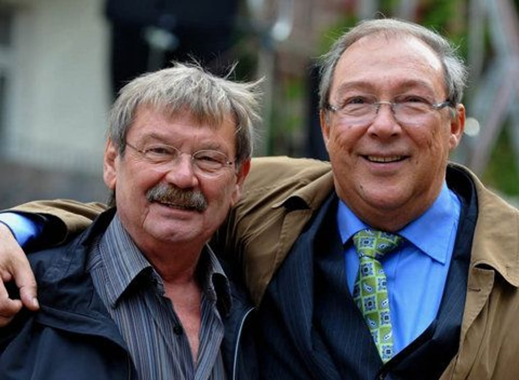 Dream-Team: die Schauspieler Wolfgang Winkler (l.) und Jaecki Schwarz