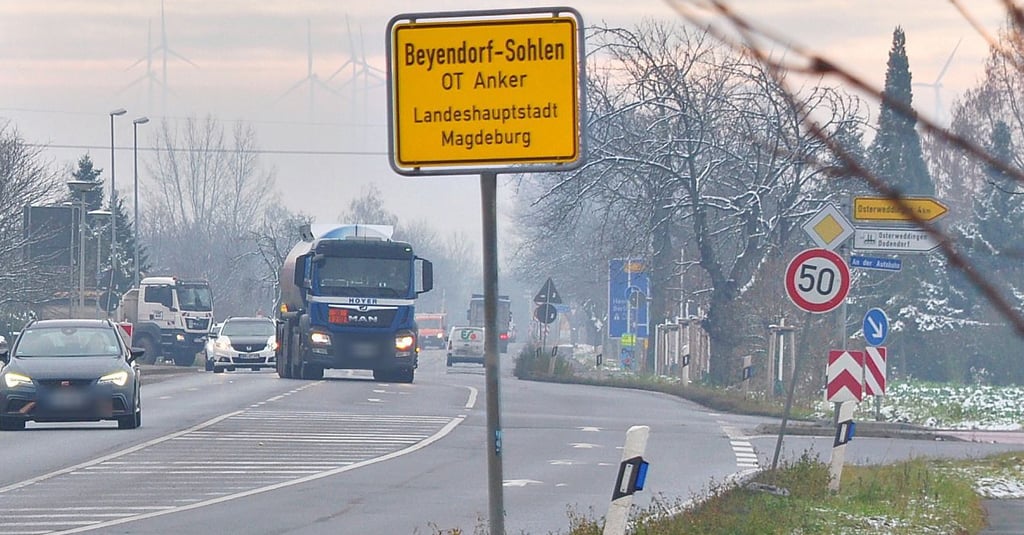 Im Ortsteil Anker gilt Tempo 50.
