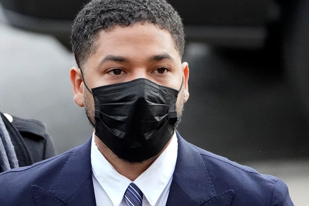 Der Schauspieler Jussie Smollett trifft im Leighton Criminal Courthouse zur Auswahl der Geschworenen für seinen Prozess in Chicago ein. (Archivbild)