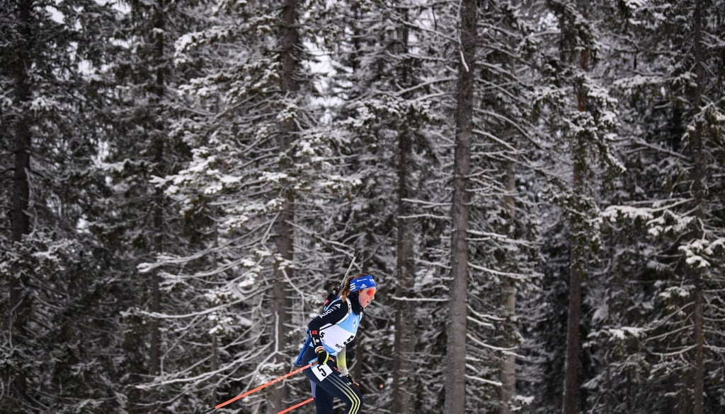 Franziska Preuß kam mit der Staffel auf den vierten Platz.