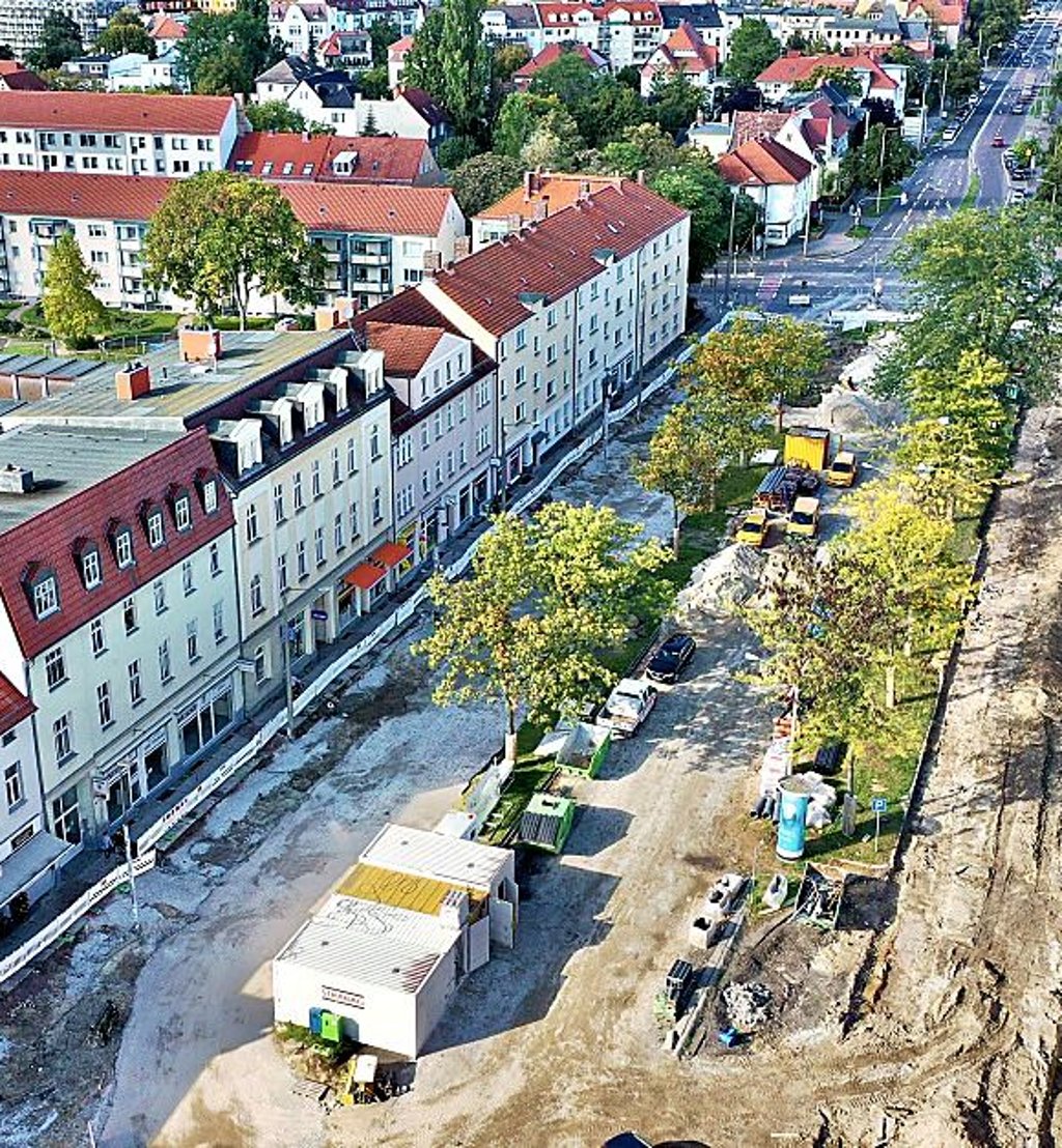 Albrechtsplatz von oben