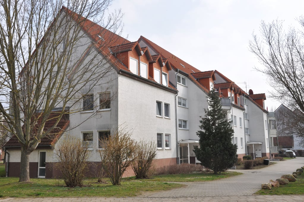 Am Mühlenholz 19a bis 19d ist ein Objekt der Umland Wohnungsbaugesellschaft in Egeln.