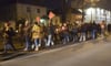 In Naumburg protestierten am Freitagabend Teilnehmer einer Demo gegen die Corona-Maßnahmen.  Ein Video auf Youtube dokumentiert die Veranstaltung. 