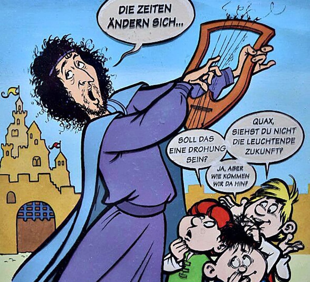 Auch Originalzeichnungen sind im Besitz von Helmut Müller.