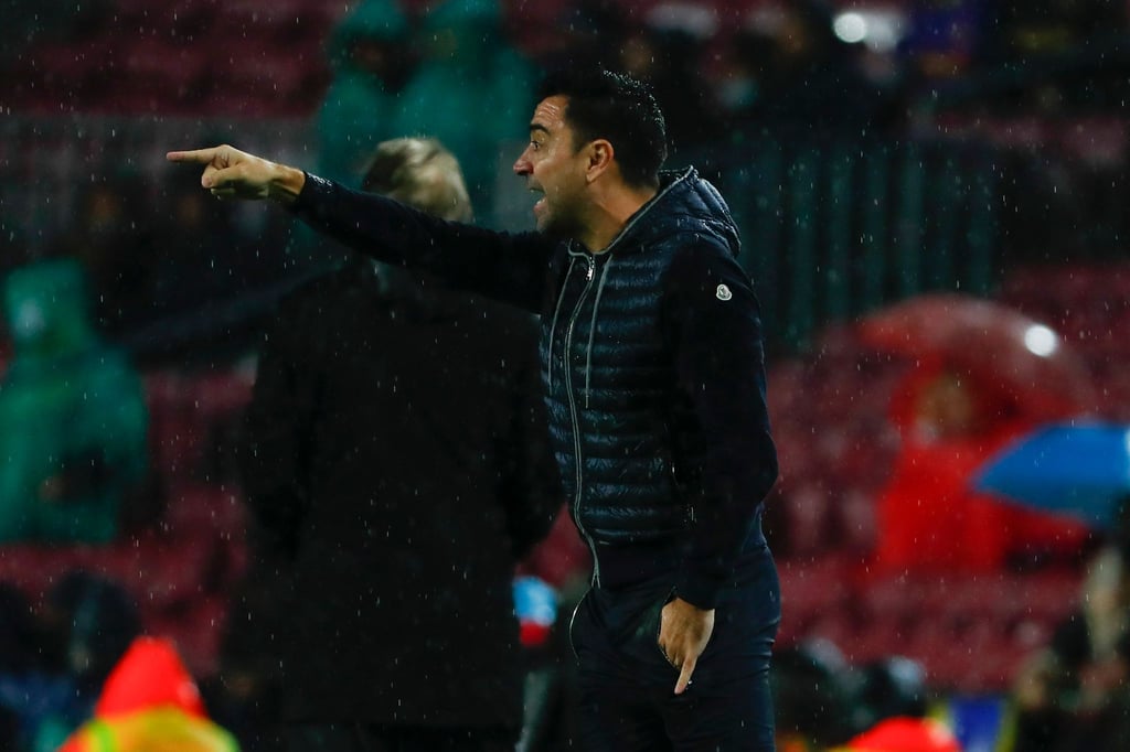 Barcelona und Trainer Xavi mussten in der spanischen Liga einen Rückschlag hinnehmen.