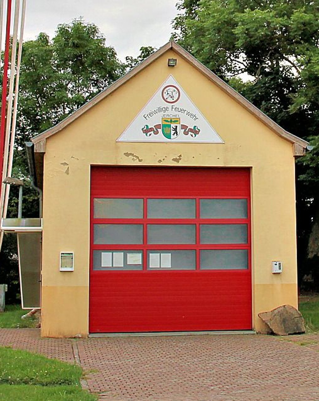 Feuerwehrgerätehaus in Jerchel.
