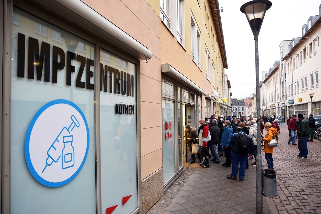 Das Köthener Impfzentrum in der Wallstraße.