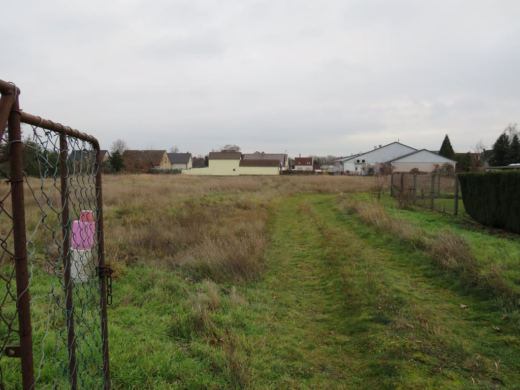 Das Gebiet Schröders Garten in Gerwisch grenzt an den Edeka-Markt an.