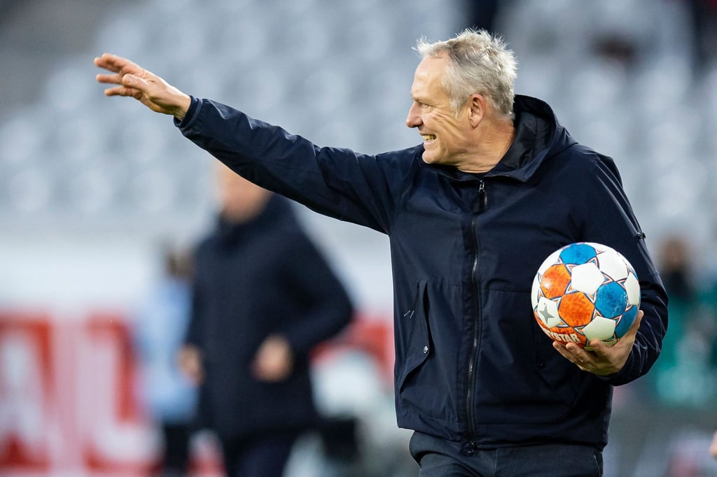 Will Anfang 2022 Gespräche über eine Vertragsverlängerung führen: Freiburgs Trainer Christian Streich.