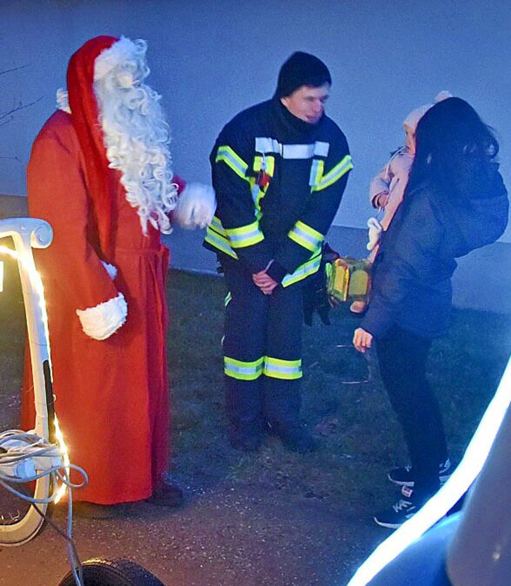Ein Plausch mit dem Weihnachtsmann war sehr beliebt.