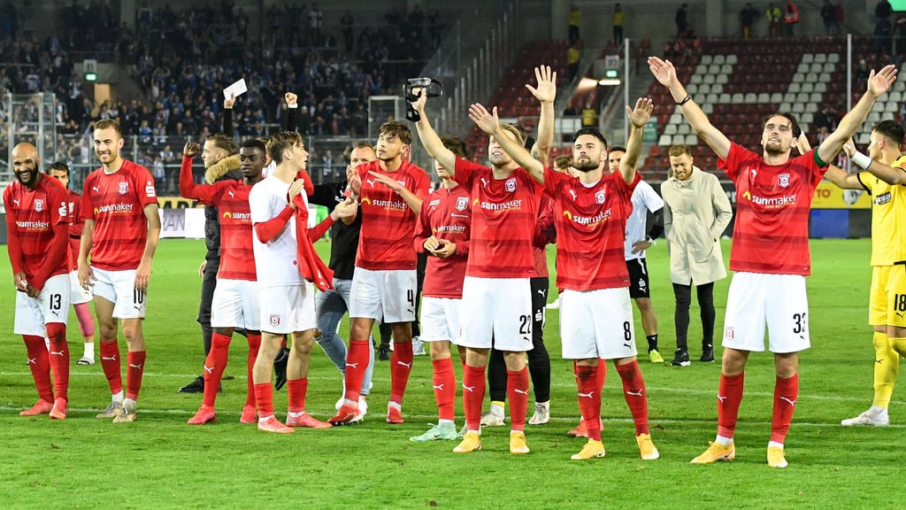 Einer der HFC-Heimsiege der Hinrunde 2021 war das Derby gegen den 1. FC Magdeburg.