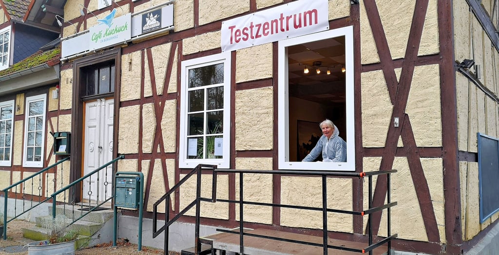 In Hoyersburg ist seit kurzem ein Corona-Testzentrum geöffnet.