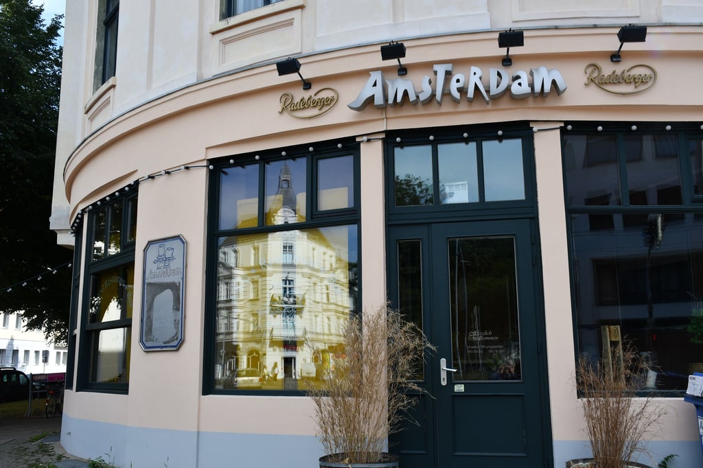 Das Café Amsterdam in Magdeburg-Stadtfeld.