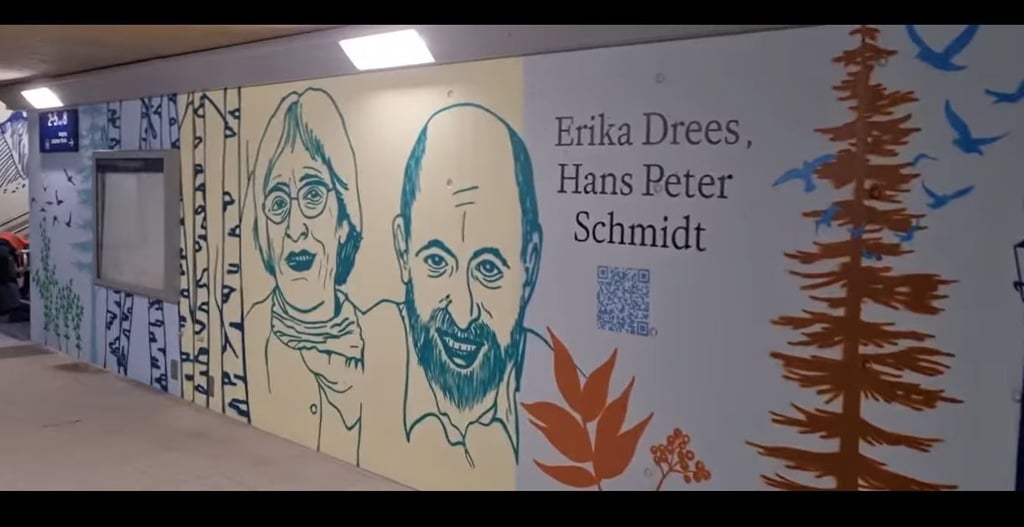 Die Wände im neuen Bahnhofstunnel in Stendal sind schon gestaltet.