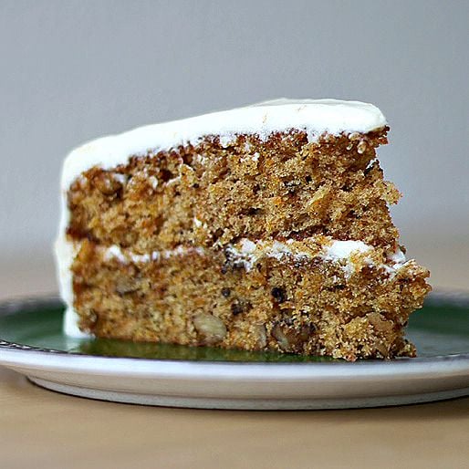 Rezepttipp für Möhren-Walnuss-Kuchen mit einem Frischkäse-Frosting