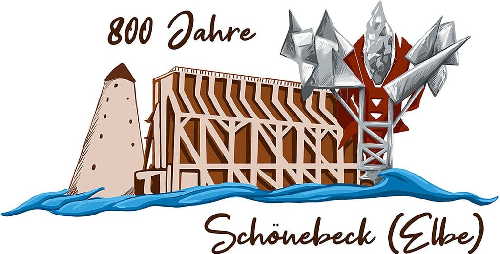 Das farbige Logo ist ein echter Hingucker geworden. Die Sehenswürdigkeiten sind gut erkennbar.