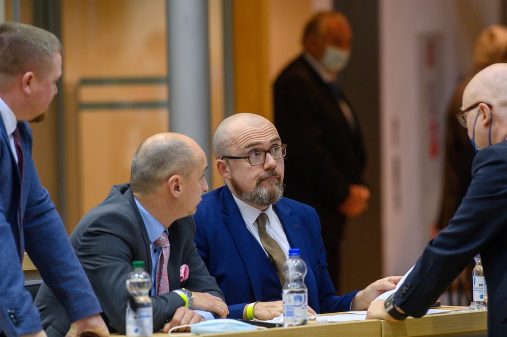 Er steht im Fokus: Hans-Thomas Tillschneider ist einem Abwahlantrag vorerst entgangen.