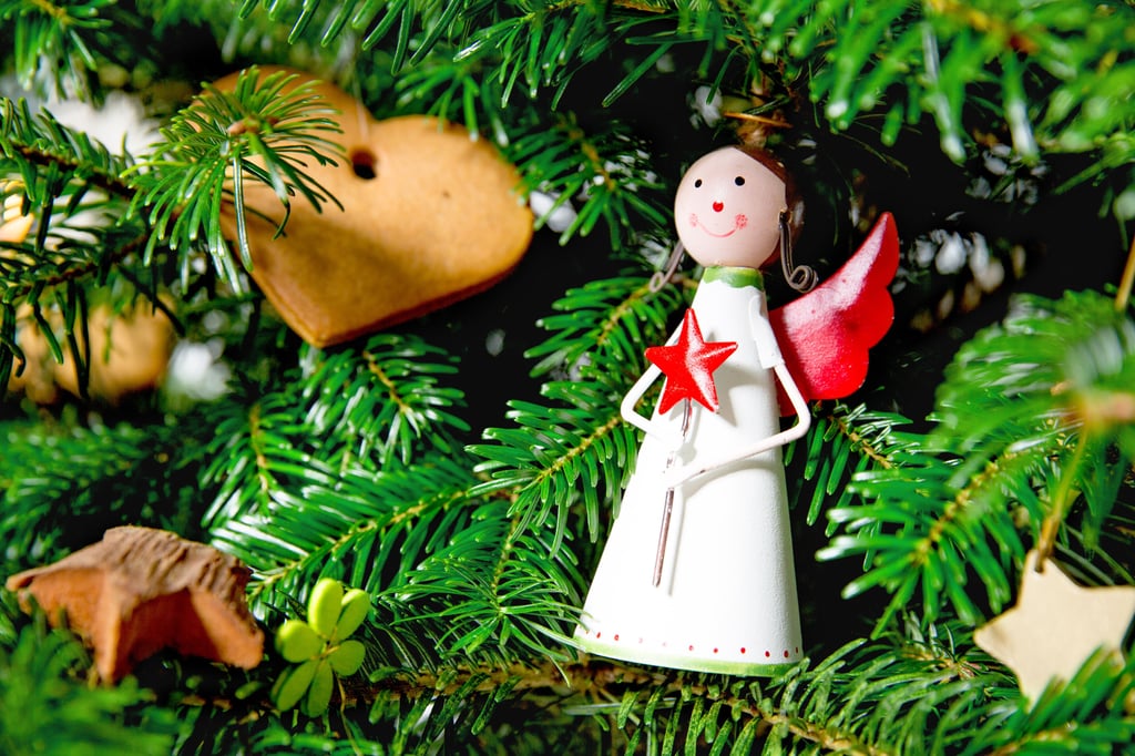 Ein Weihnachtsbaum gehört zur Aktion