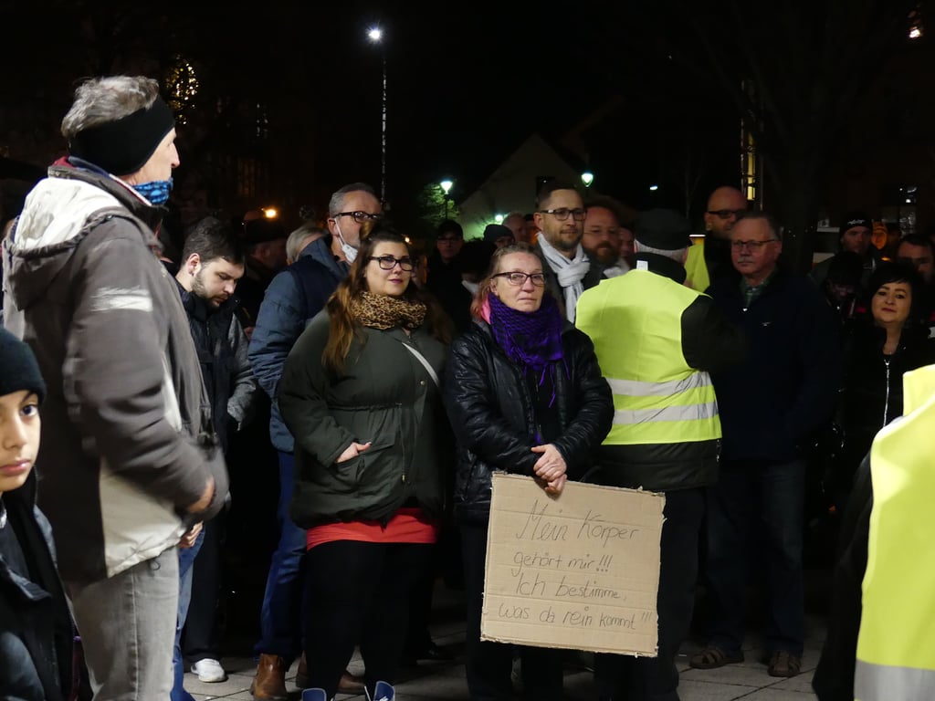 Bei der Demo kritisierten die Teilnehmer die staatlichen Corona-Maßnahmen.
