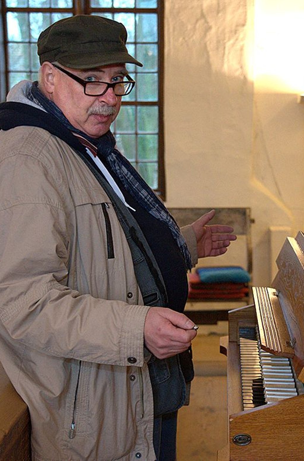 Andreas Plancke organisierte die Beschaffung der Orgel.