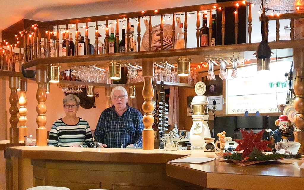 Die Eheleute Sonja und Veit Franke begrüßen gern Gäste in ihrem Lokal.