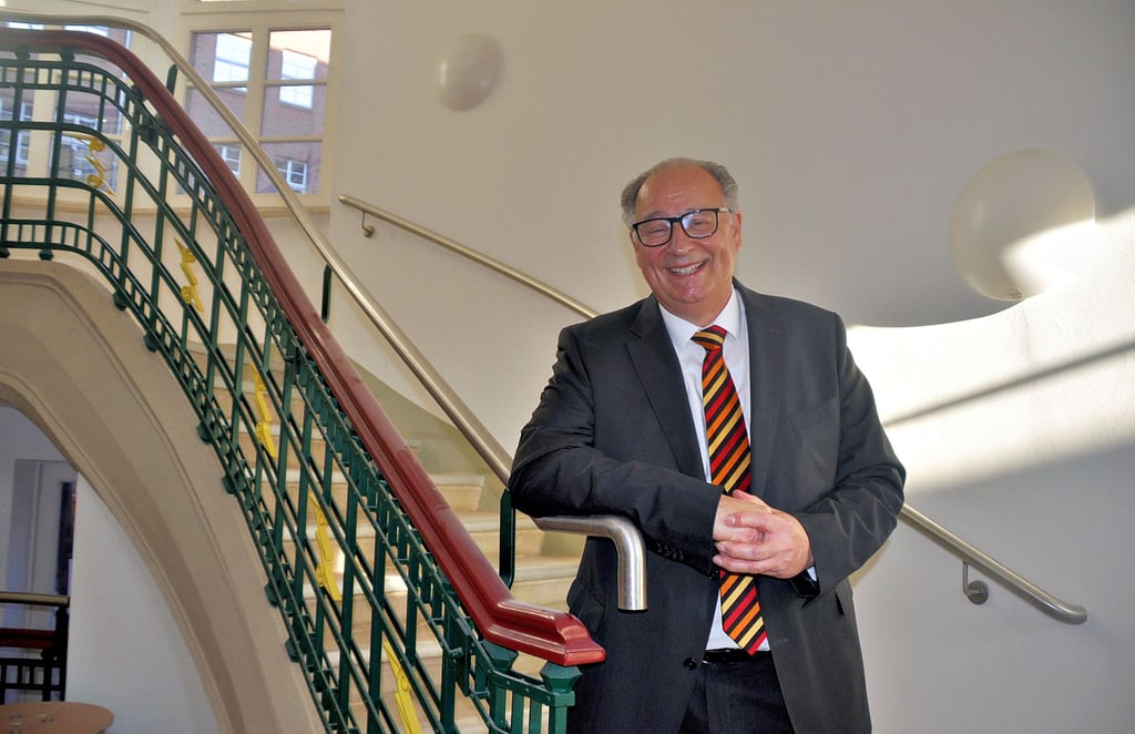 Christoph Verenkotte, Präsident des Bundesverwaltungsamt, hat den künftigen Standort in Magdeburg besucht und sich mit dem Ministerpräsidenten und dem Oberbürgermeister über den Stand der Arbeiten ausgetauscht.