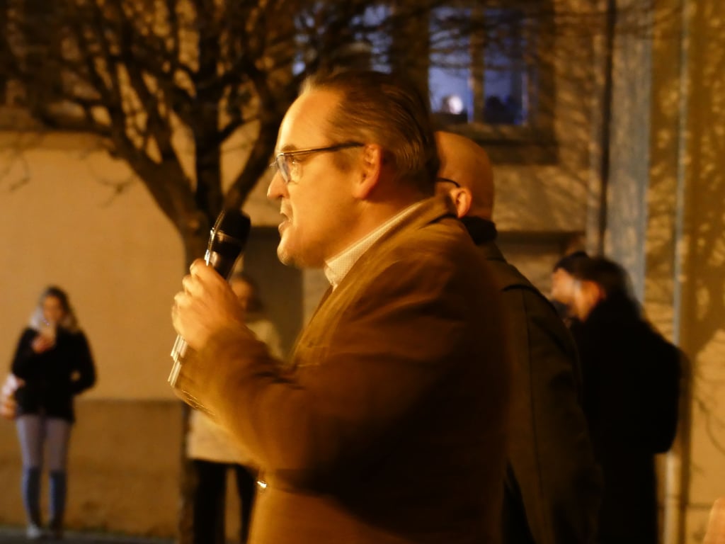 Martin Reichardt kritisierte die Absetzung des Revierleiters.