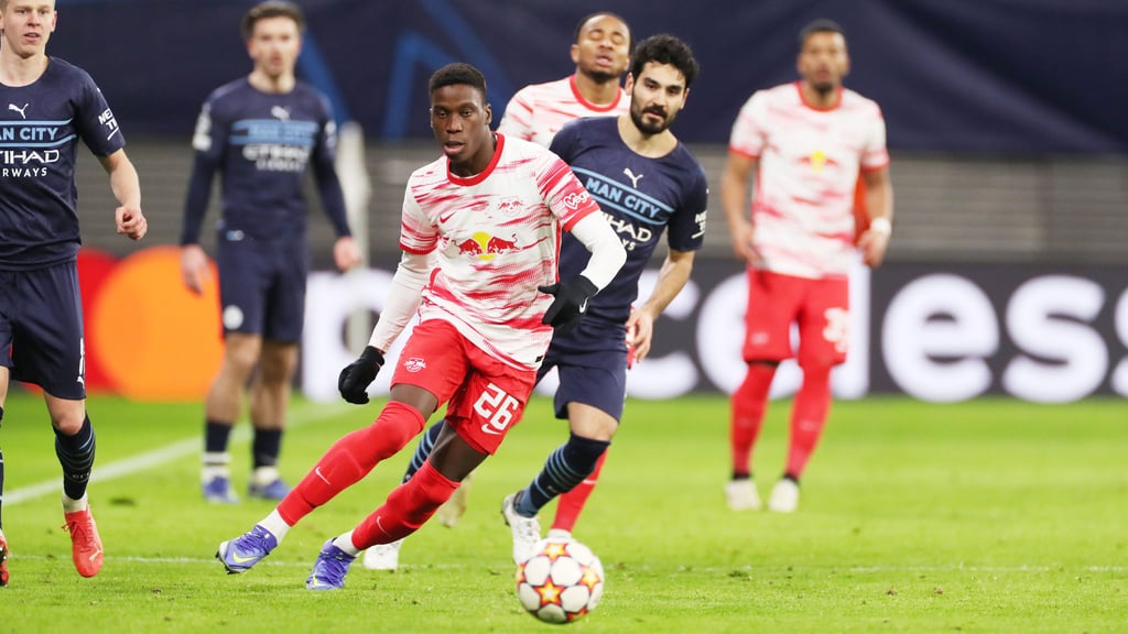 Africa-Cup statt Rückrundestart mit RB Leipzig? Ilaix Moriba gegen Manchester City.&nbsp;