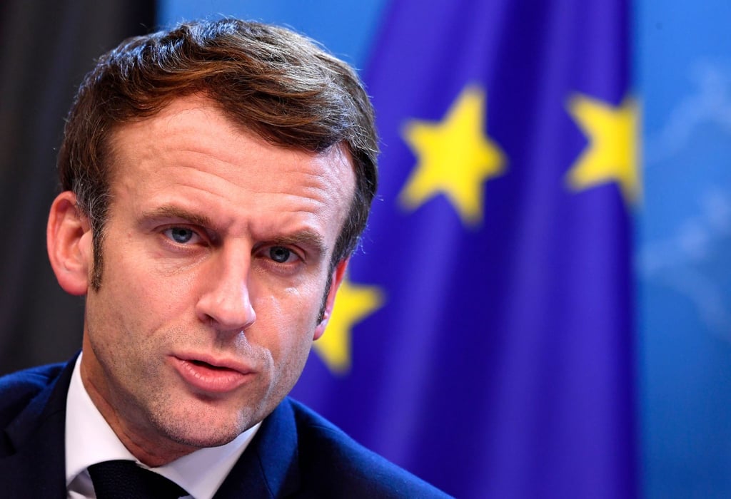 Der französische Präsident Emmanuel Macron beim EU-Gipfel in Brüssel.