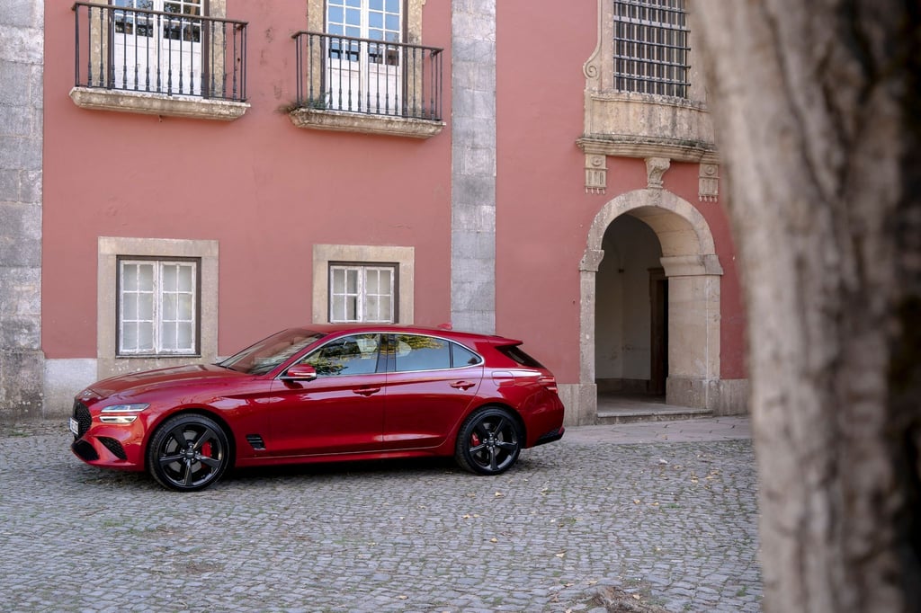 Der Genesis G70 Shooting Break soll dem VW Arteon und dem Mercedes CLA Shooting Break Konkurrenz machen.