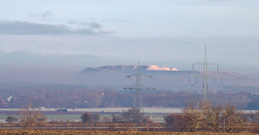 Blick von Gutenswegen zum Kalimandscharo Zielitz.
