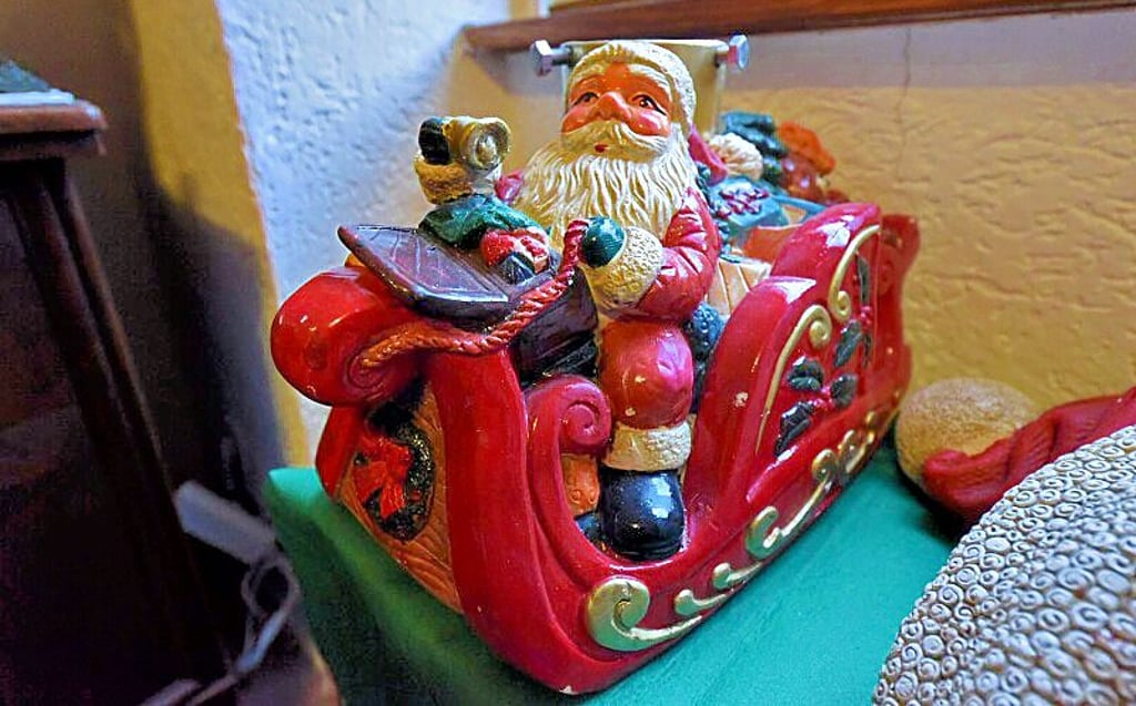 ... und mit dem Weihnachtsmann.