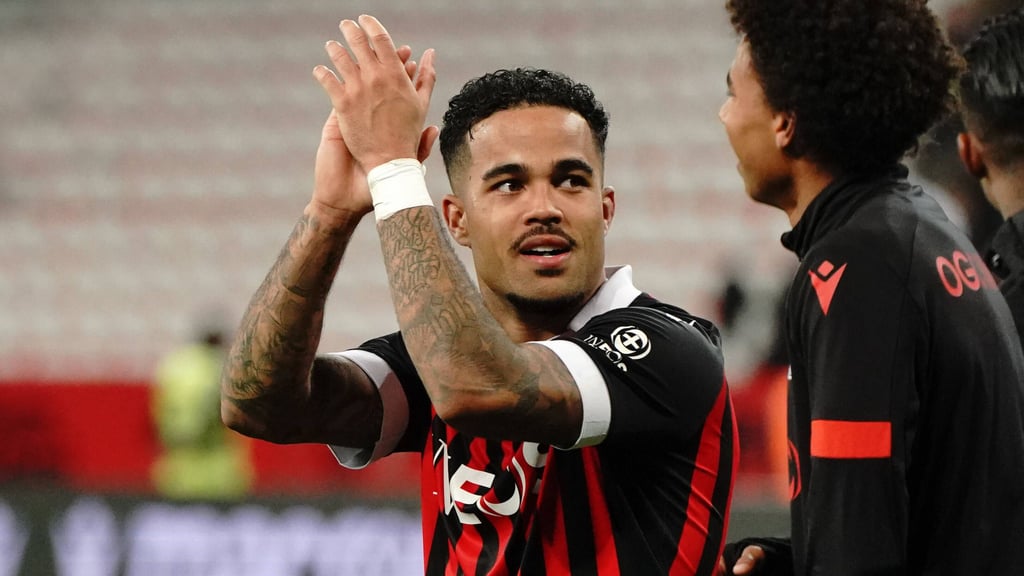 Justin Kluivert traf für OGC Nizza.