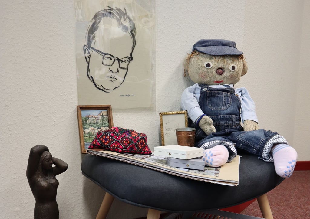 Blick in die Sammlung Heinz Kruschel.