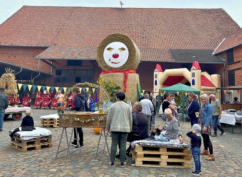 Das Erntedankfest konnte trotz der Corona−Pandemie im Jahr 2021 stattfinden.