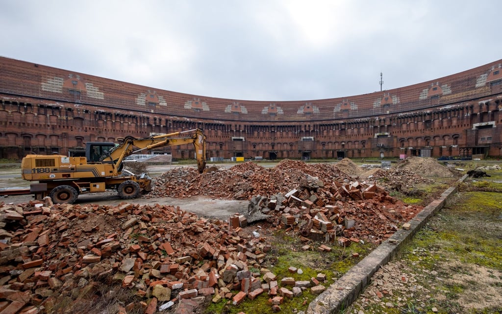 Der Innenhof der Kongresshalle auf dem ehemaligen Reichsparteitagsgelände.