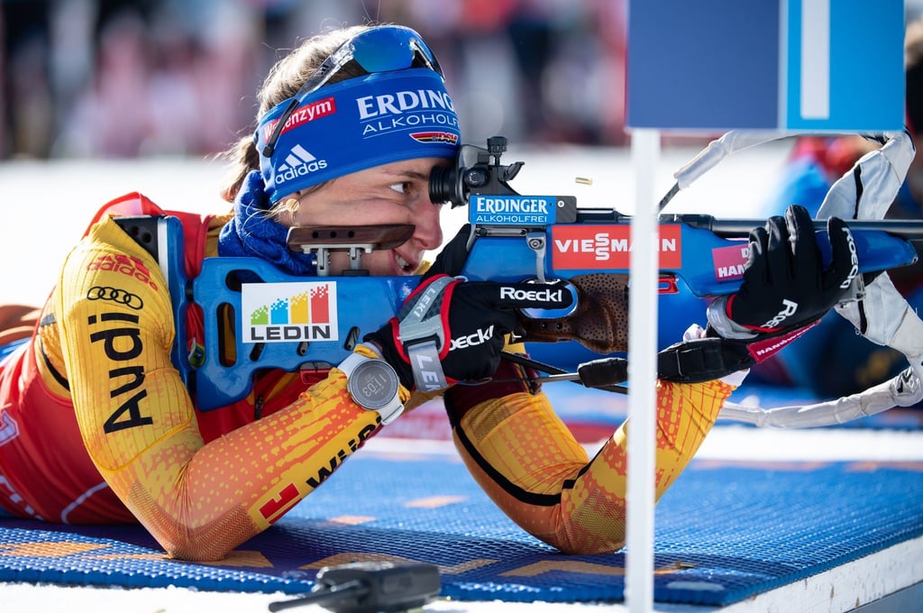 Beendet die Verfolgung auf dem achten Platz: Vanessa Hinz.