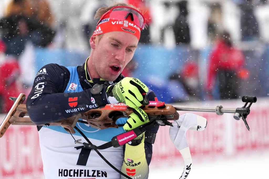 Biathlet Johannes Kühn zeigte Nerven in der Verfolgung.