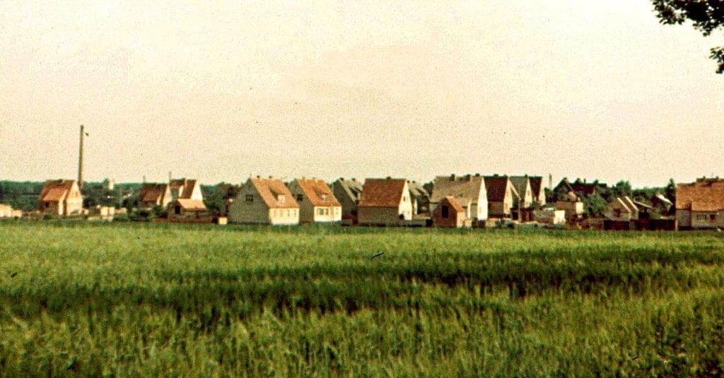 Kummersdorf – so wird das Wohngebiet zwischen den Bahnschienen und der Rogätzer Straße genannt – hier um 1956.