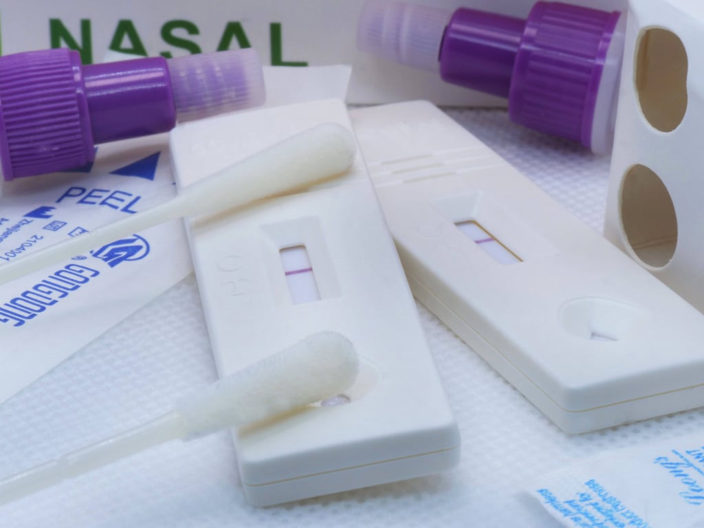 Ein Corona-Schnelltest.