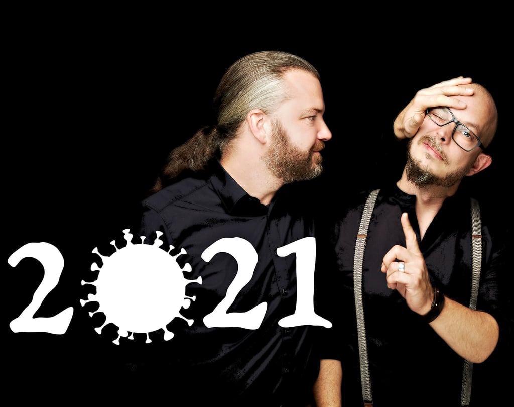 Die aus Egeln stammenden Kabarettisten Sebastian und Tobias Hengstmann haben für die „Volksstimme“ in das Jahr 2021 zurück geblickt.