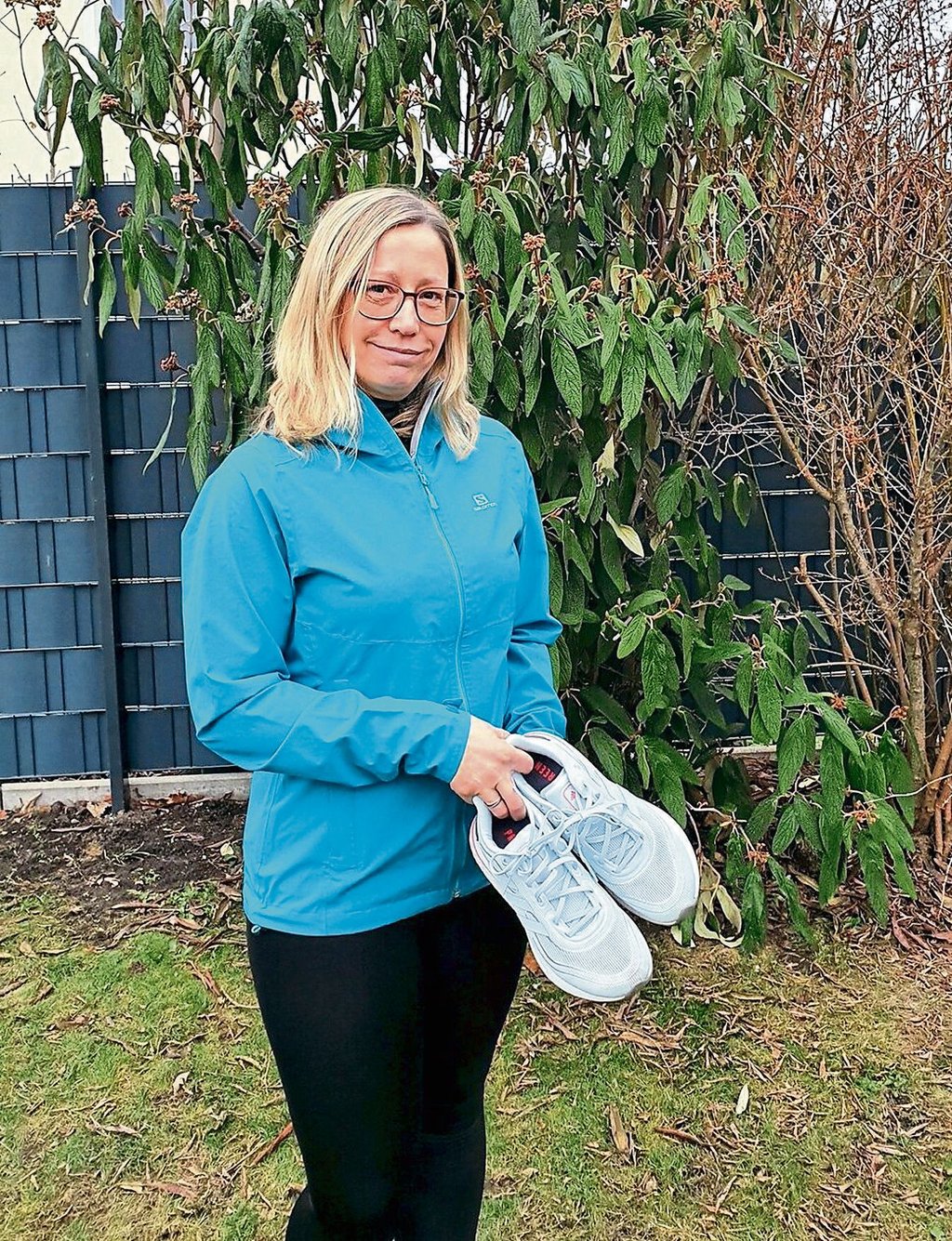 Anja Körner aus Merseburg lief und beteiligte sich so an der ersten Aktion "Kilometersammler" des KSB Saalekreis Anfang 2021.