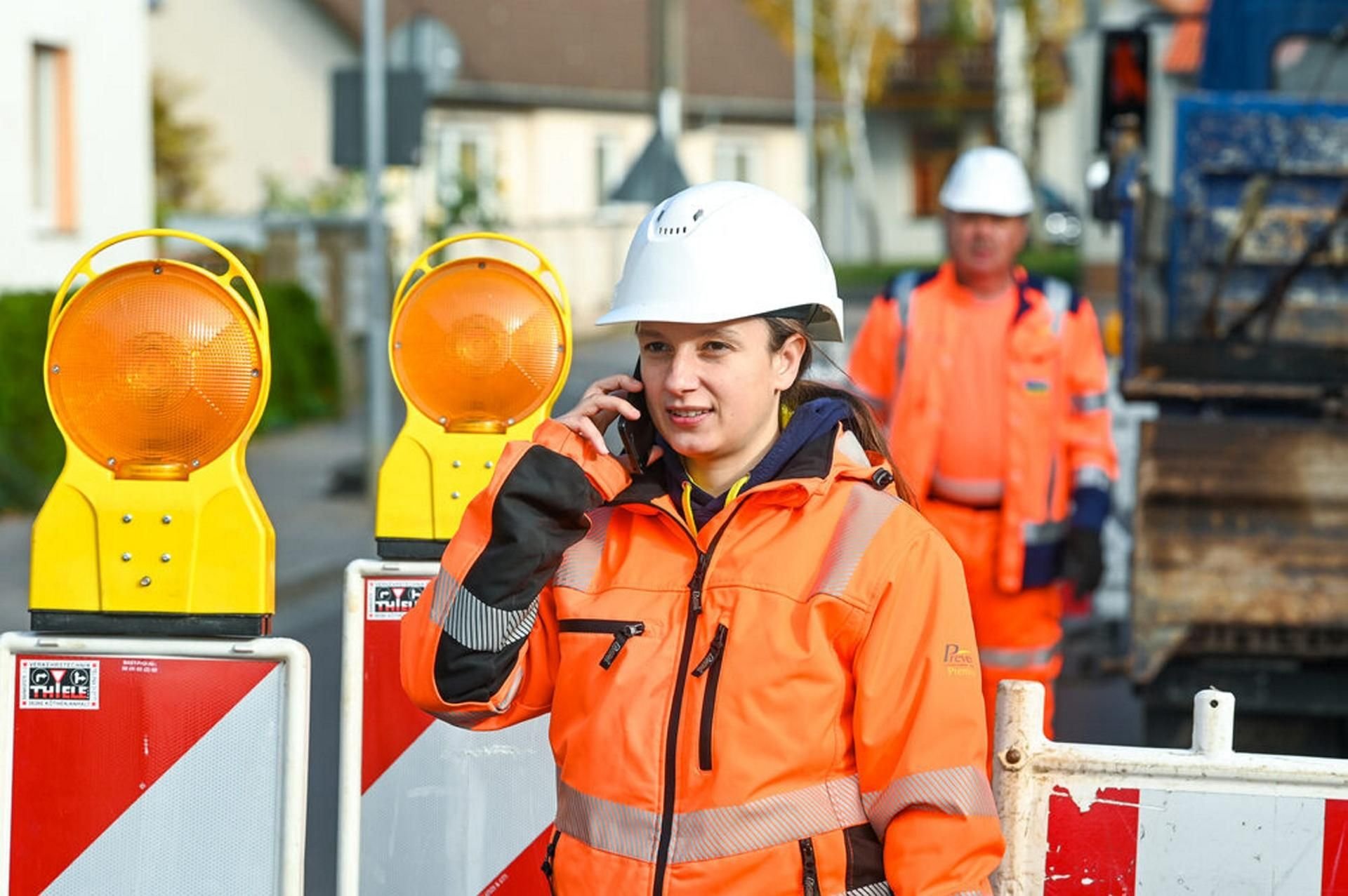 Michaela Kübler ist im operativen Geschäft der Midewa tätig und hat viel auf Baustellen zu tun.
